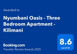 Nyumbani Oasis - Tastefully Furnished Three Bedroom Apartment In Kilimani