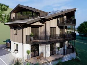 Bergzeit flat Saalbach directly on the ski piste