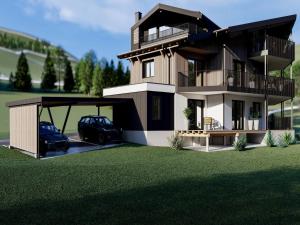 Bergzeit flat Saalbach directly on the ski piste