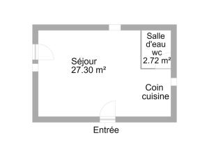 Maisons de vacances Gite La Voute Celeste 2/3 pers aux Bondons : photos des chambres
