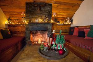 Dandy Villas Agoriani - Chalet Erato - Fireplace