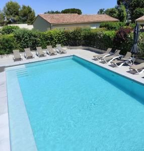 Maisons de vacances Les dentelles Evasion Provencale Villa avec Piscine et jardin : photos des chambres