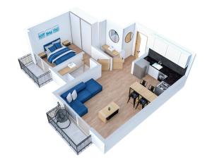 Hermoso 1 dormitorio 2 baños zona movistar arena