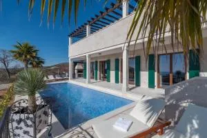 Stone Villa Smokvica with vineyard, swimming pool, jacuzzi, gym and panoramic sea views - Jarebinjak