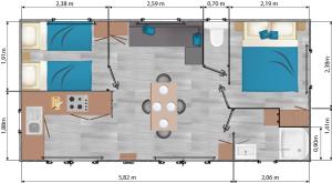 Campings Camping Le Solitaire du Lac : Mobile Home
