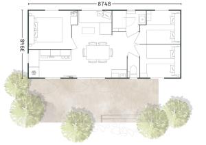 Campings Camping Le Solitaire du Lac : Mobile Home