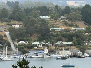 Elegant and scenic floating boat house