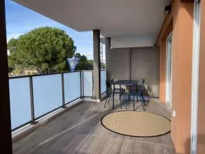 Appartement T2 avec terrasse et parking, vue sur l'étang de Thau - FR-1-553-296 - Bouzigues