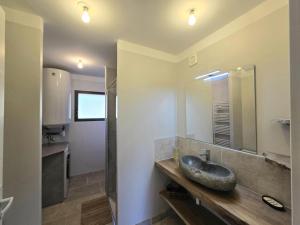 Maisons de vacances Maison climatisee avec piscine privee, wifi et parking, animaux bienvenus - FR-1-616-456 : photos des chambres