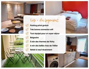 Appartements Calme et terrasse privee pres de Vichy : photos des chambres