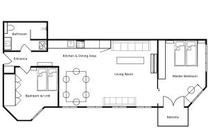 Stunning 2 BR Home on Nyhavn with Private Balcony