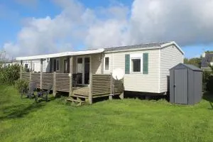 Mobile-home 6 personnes dans camping avec piscine - accès direct plage - MADEN - Le Tour-du-Parc