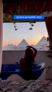 Meditation pyramids view