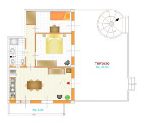 Appartamento con 2 Camere da Letto e Vista Mare