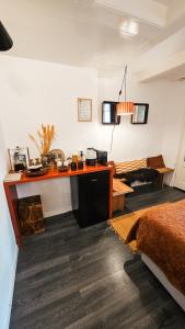 JoyJoyJoy the Red Sun ecolicious studio in the historic Canalhouse Tropics at the Canals from 1729