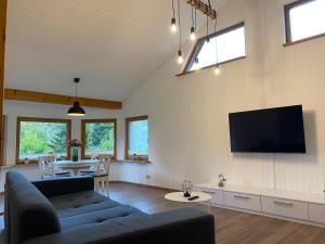 Lodge am Wald Terrasse Garten Grill ruhige Lage Wandern