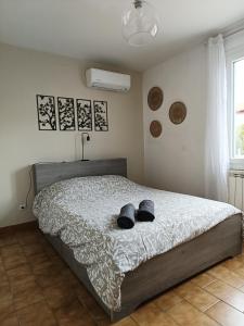 Villas Maison 6 pers, avec jardin, clim et petanque : photos des chambres