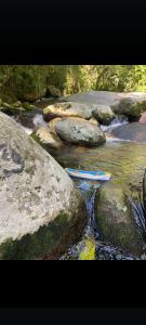 Casa vista para as montanhas