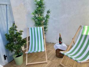 Maison Charmante au coeur de la circulade-Patio-AB