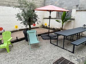 Maisons de vacances Le CoEuR du ViGnObLe Capacite 16 personnes max Venez partager un moment agreable en famille amis couples jeux Petanque jacuzzi : photos des chambres