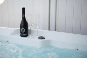 Wellness-Doppelhaushälfte "Sand" eingezäunt 130m - Püttsee