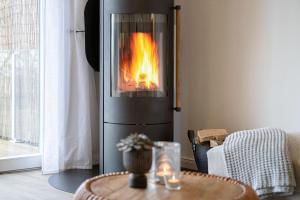 Westscheune am Mühlendamm - Meerblick, Sauna und Ofen