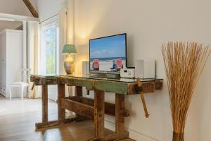 Klüterkammer, Ferienhaus auf Gutshof mit Kamin