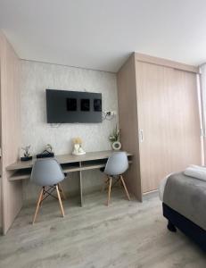 Apartaestudio nuevo y acogedor en Corferias