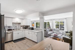 Luxury waterfront lakehouse with private dock views