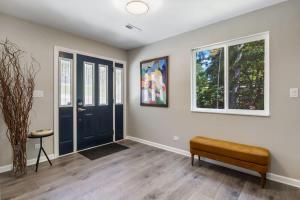 Luxury waterfront lakehouse with private dock views