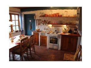 Comfortable thatched roof country house