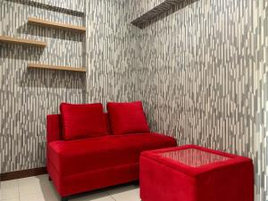 Homey and Comfortable 1BR at Cinere Resort Apartment By Travelio