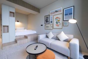 Modern Studio at Upside Living, Business Bay with Burj Khalifa View