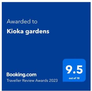 The Kioka gardens 4 bedroom home