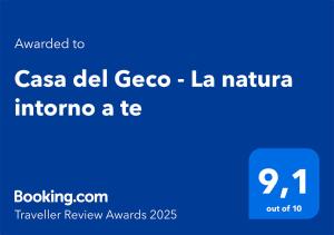 Casa del Geco - La natura intorno a te