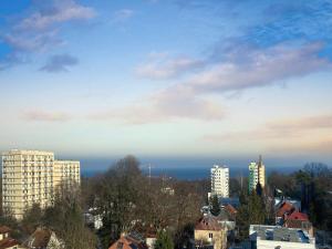 Apartament w Sopocie z widokiem na morze