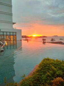 The ocean city view