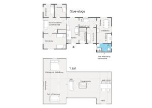 Idyllic Thatched On The Ridge Between Sea Areas