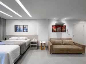 Flat com Cama Queen e Vista Panorâmica da Cidade