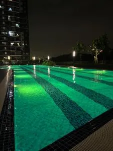 Homestay murah bangi view pool fully acond - Kampong Tangkas