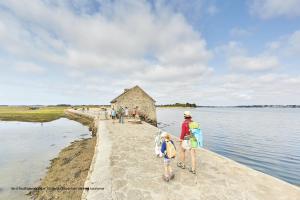 Maisons de vacances Confortable maison avec piscine a Larmor Baden : photos des chambres