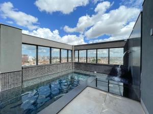 Lindo Flat Planejado com Vista Para Cidade