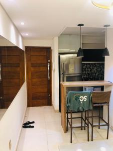 Apartamento decorado e mobiliado