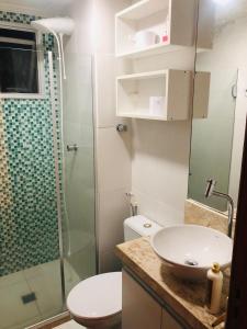 Apartamento decorado e mobiliado