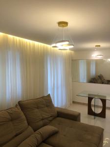 Apartamento decorado e mobiliado