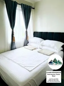 1BR luxury bed, movie room, swimming pool access - Marikina