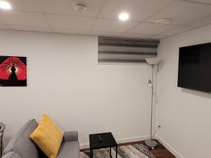 Luxury two bedrooms in a modern basement