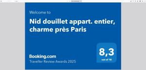 Charme appartement entier près Paris La Défense Nanterre