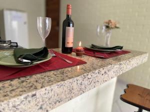 Flat com vista espetacular área central-cozinha completa-AR- 2 banheiros- casais - grupos ou familias ou empresas