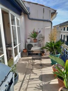 Sejours chez l'habitant Maison dans village du sud : Chambre Double avec Terrasse